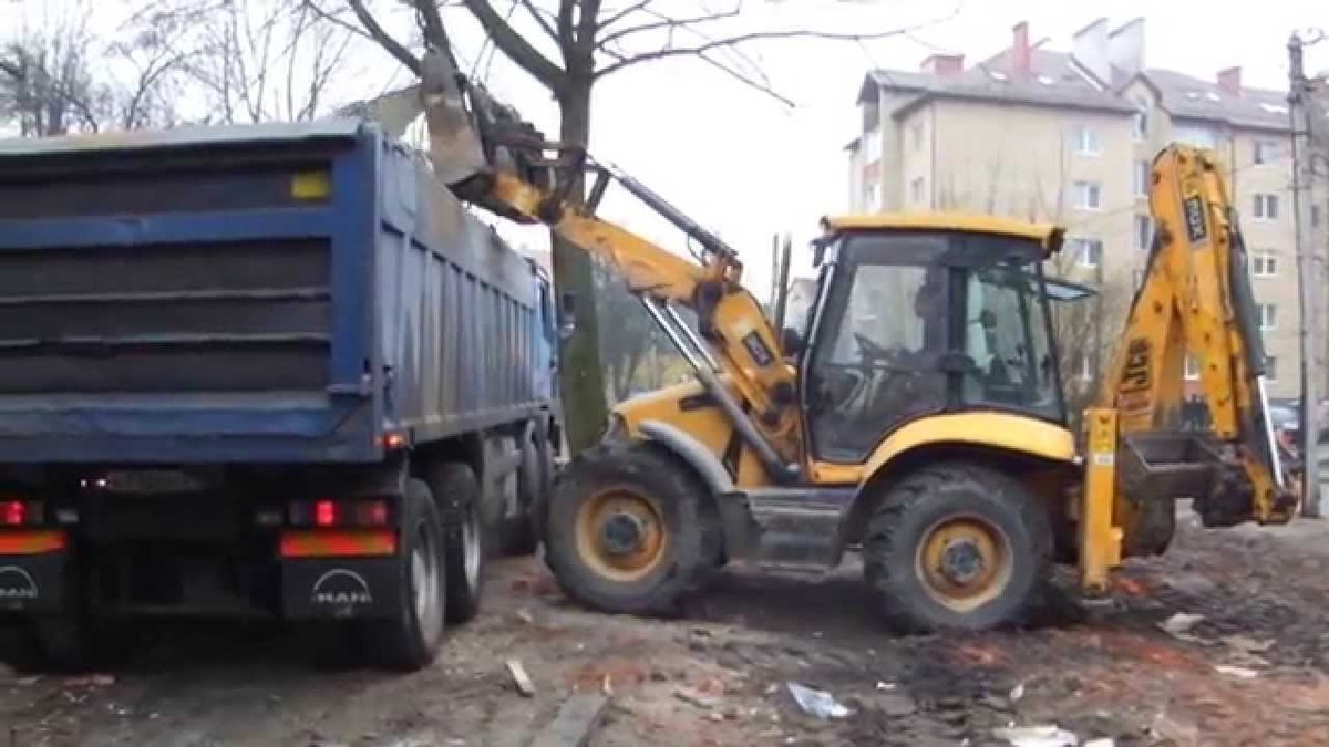 Фото погрузчика и самосвала и экскаватора